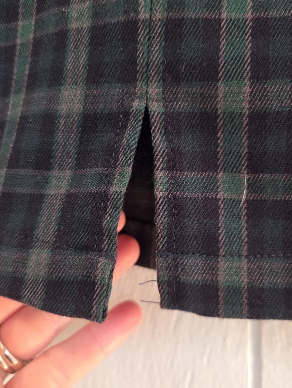 John Galt Plaid A-Line Mini Skirt - Picture 4 of 13